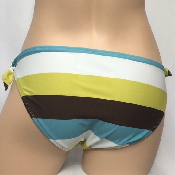 🎉 SALE ATHLETA Striped String Bikini Bottom - Picture 3 of 4